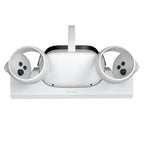 navor VR Charging Dock for Oculus Meta Quest 2 Station, Magnetically Charge Headset and Controller