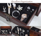 Multi Device Wooden Charging/Docking Station & Organizer with Drawer