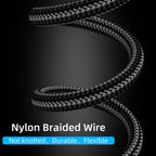 navor 100W USB-C to USB-C Charging Cable, Nylon Charging and Data Transfer Cord