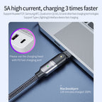 180 ° Rotating Head USB-C to USB-C Charging Cable