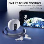 Bluetooth 5.3 Wireless Earbuds with Noise Cancelling, Touch Control, , In-Ear Headphones