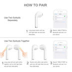 Navor Wireless Bluetooth Stereo earphones for iPhones & other Smartphones with Charging Case